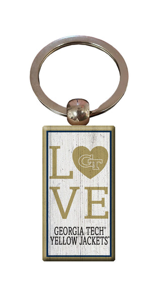 Wholesale C2057-Love Keychain / C2057-Georgia Tech