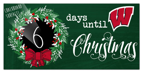 Wholesale C1050-Chalk Christmas Countdown 6x12 / C1050-Wisconsin