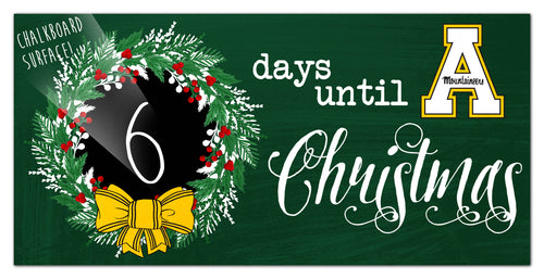 Wholesale C1050-Chalk Christmas Countdown 6x12 / C1050-Appalachian State