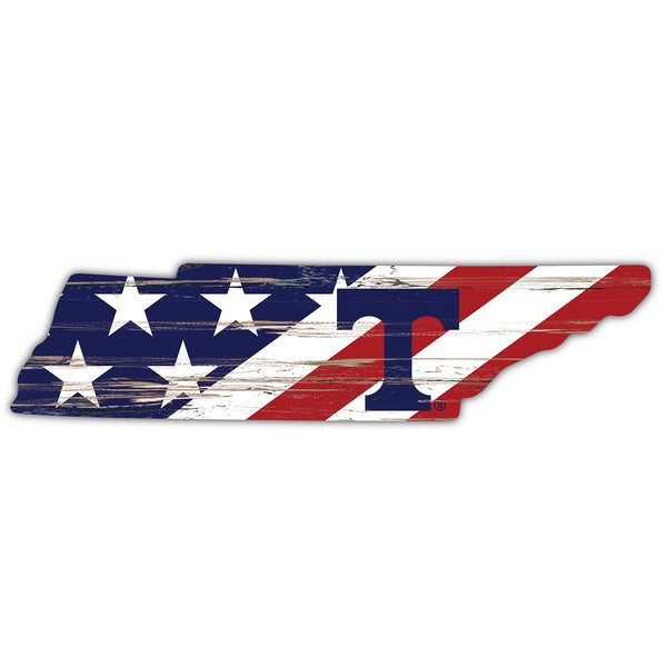 Wholesale C2043-American Flag State Cutout 12in / C2043-Tennessee