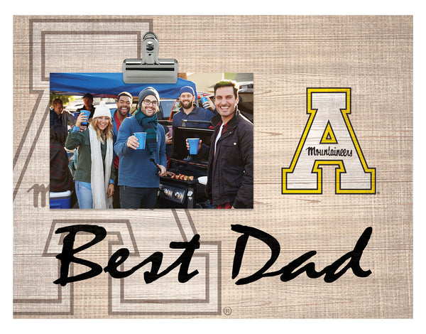 Wholesale C1090-Best Dad Burlap Clip Frame / C1090-Appalachian State