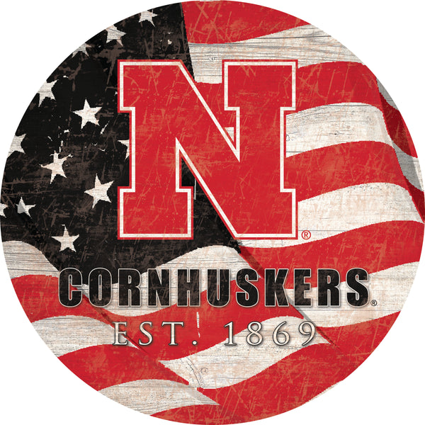 Wholesale C1058-Team Color Flag 12in / C1058-Nebraska