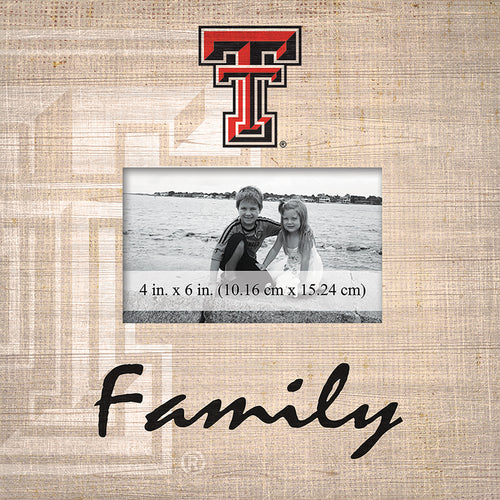 Wholesale C0943-Family Burlap Frame / C0943-Texas Tech