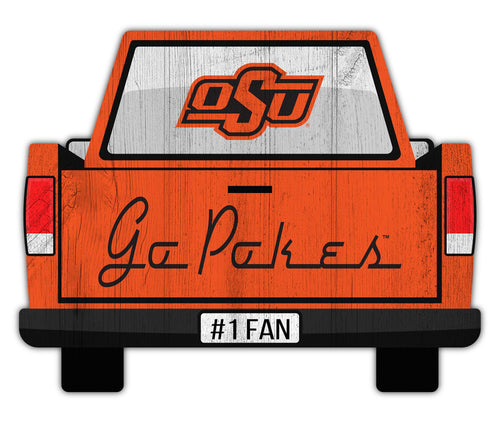 Wholesale C2014-Slogan Truck Back 12in Sign / C2014-Oklahoma State