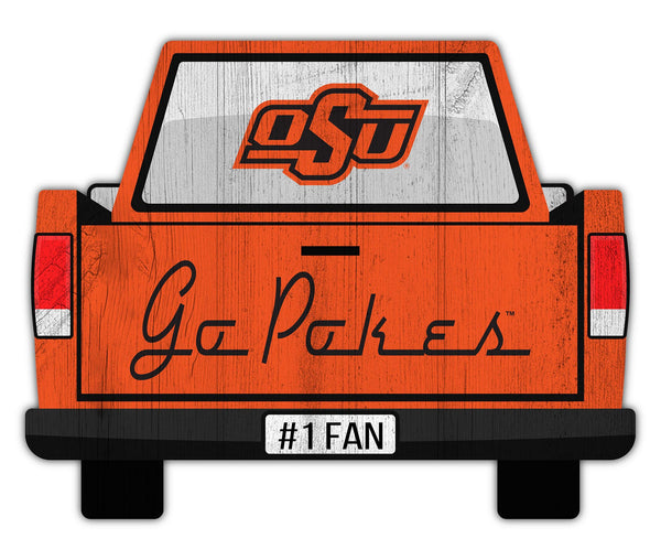 Wholesale C2014-Slogan Truck Back 12in Sign / C2014-Oklahoma State