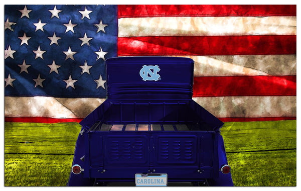 Wholesale C2072-Patriotic Retro Truck 11x19 / C2072-North Carolina