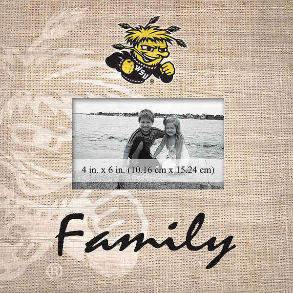 Wholesale C0943-Family Burlap Frame / C0943-Wichita State