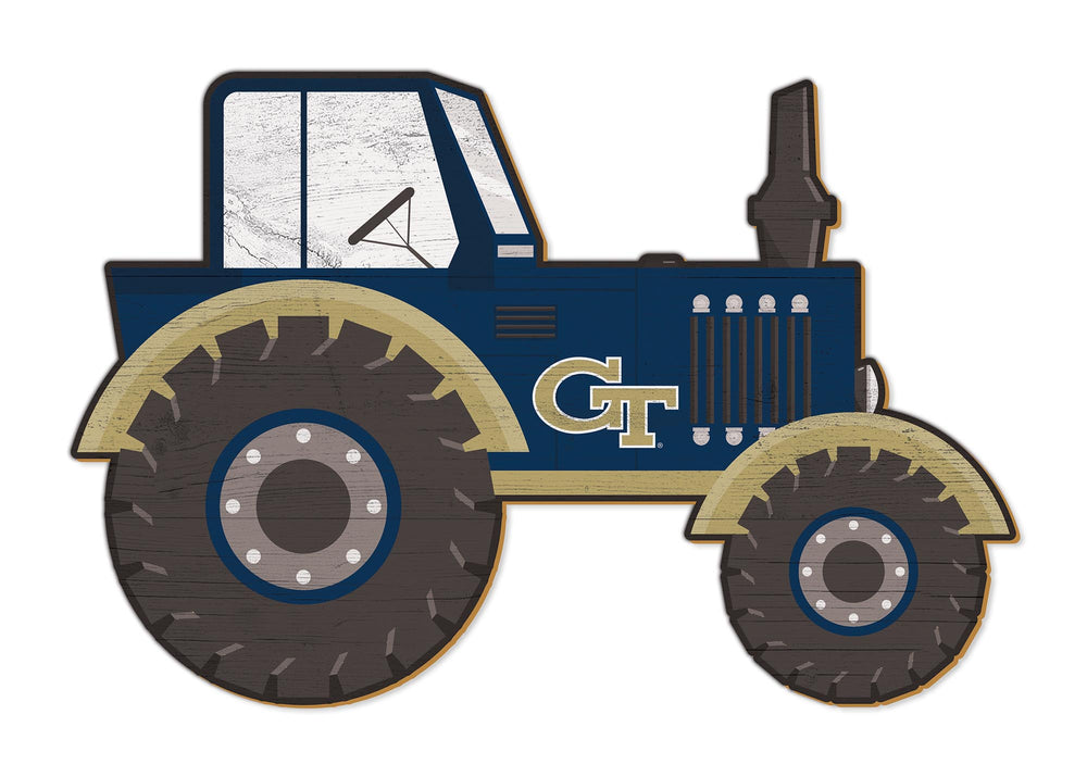 Wholesale C2007-Tractor Cutout 12in / C2007-Georgia Tech