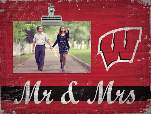 Wholesale C2034-Mr & Mrs Clip Frame / C2034-Wisconsin