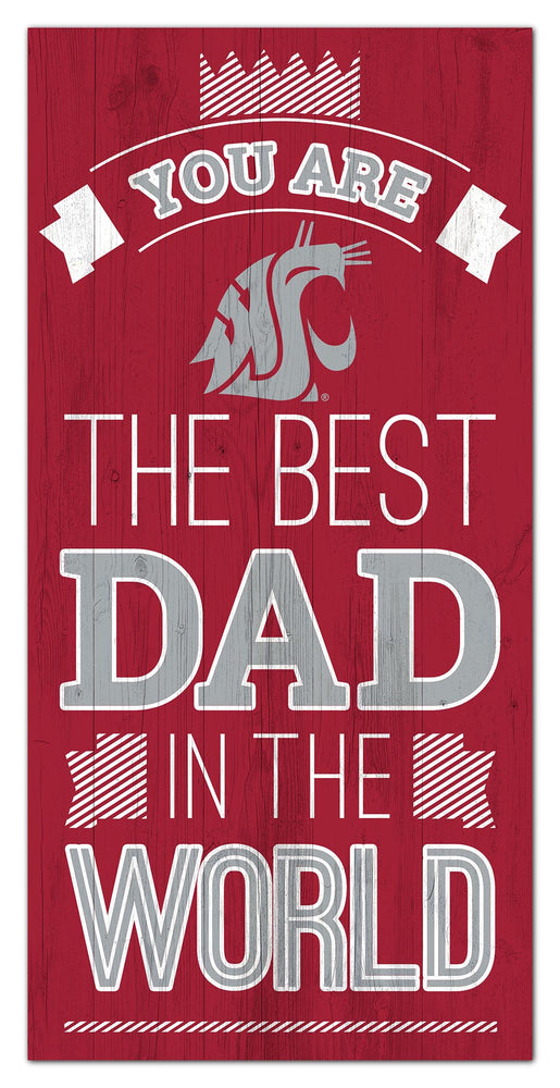 Wholesale C1079-Best Dad in the world 6x12 / C1079-Washington State