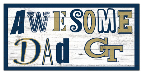 Wholesale C1089-Awesome Dad 6x12 / C1089-Georgia Tech