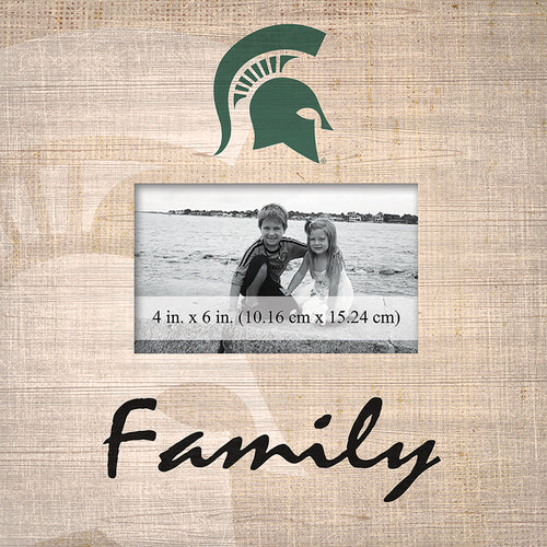 Wholesale C0943-Family Burlap Frame / C0943-Michigan State