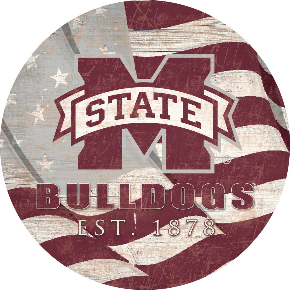 Wholesale C1058-Team Color Flag 12in / C1058-Mississippi State