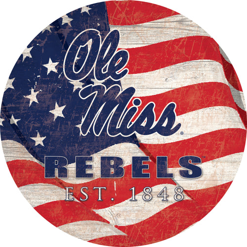 Wholesale C1058-Team Color Flag 12in / C1058-Ole Miss