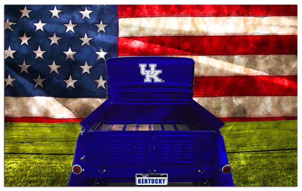 Wholesale C2072-Patriotic Retro Truck 11x19 / C2072-Kentucky