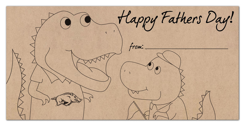 Wholesale C1081-Father's Day Color-In 6x12 / C1081-Arkansas