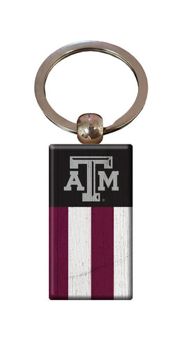 Wholesale C2055-Rectangle Flag Keychain / C2055-Texas A&M