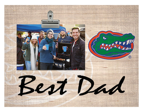 Wholesale C1090-Best Dad Burlap Clip Frame / C1090-Florida