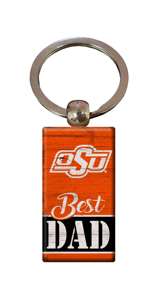 Wholesale C2051-Best Dad Keychain / C2051-Oklahoma State