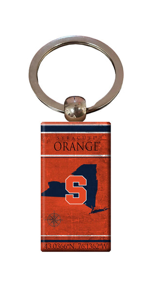 Wholesale C2052-Coordinates Keychain / C2052-Syracuse