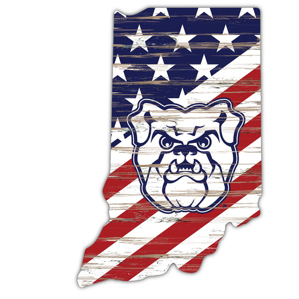 Wholesale C2043-American Flag State Cutout 12in / C2043-Butler