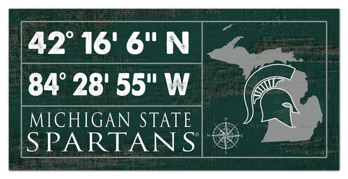 Wholesale C2047-Cordinates 6x12 / C2047-Michigan State