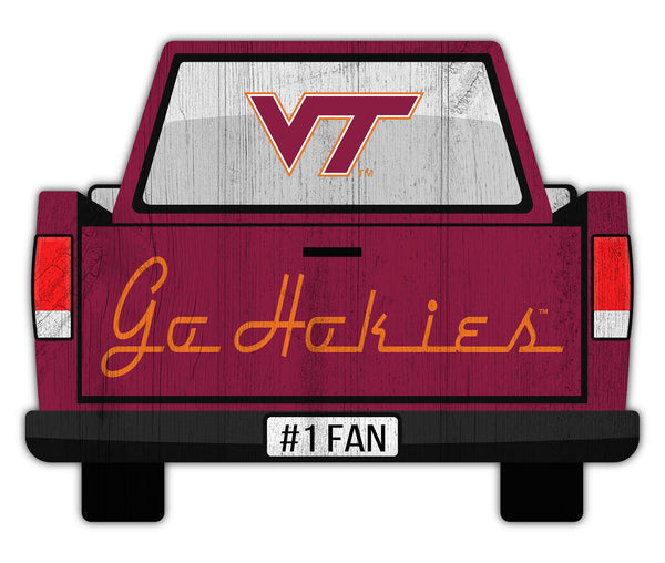 Wholesale C2014-Slogan Truck Back 12in Sign / C2014-Virginia Tech