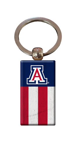 Wholesale C2055-Rectangle Flag Keychain / C2055-Arizona