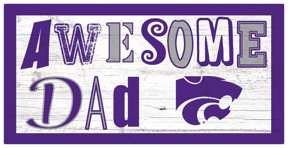 Wholesale C2018-Awesome Dad 6x12 / C2018-Kansas State