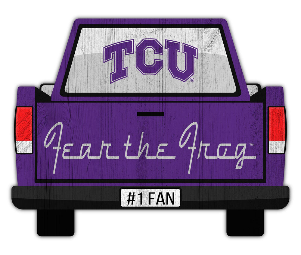 Wholesale C2014-Slogan Truck Back 12in Sign / C2014-TCU