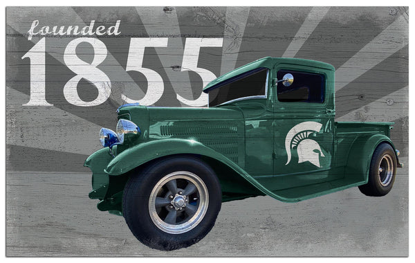 Wholesale C2076-Established Truck 11x19 / C2076-Michigan State