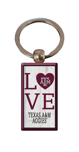 Wholesale C2057-Love Keychain / C2057-Texas A&M