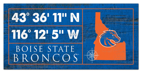 Wholesale C2047-Cordinates 6x12 / C2047-Boise State
