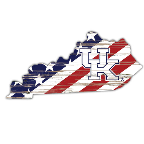 Wholesale C2043-American Flag State Cutout 12in / C2043-Kentucky