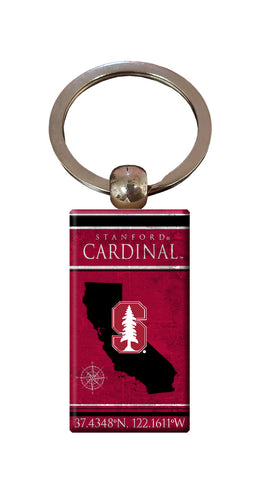 Wholesale C2052-Coordinates Keychain / C2052-Stanford