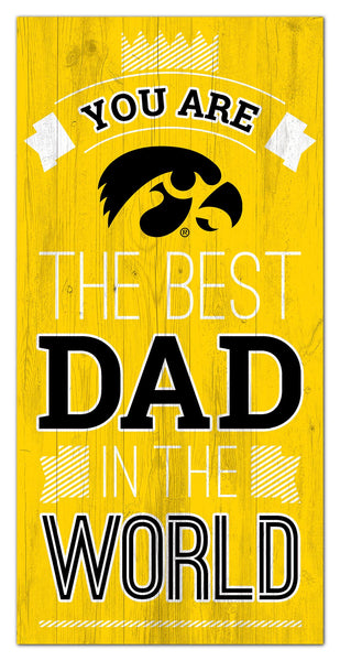 Wholesale C1079-Best Dad in the world 6x12 / C1079-Iowa