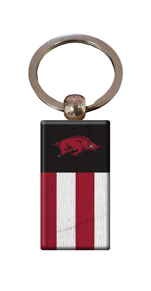 Wholesale C2055-Rectangle Flag Keychain / C2055-Arkansas