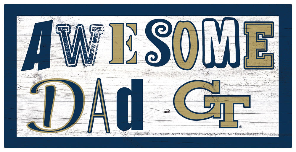 Wholesale C2018-Awesome Dad 6x12 / C2018-Georgia Tech