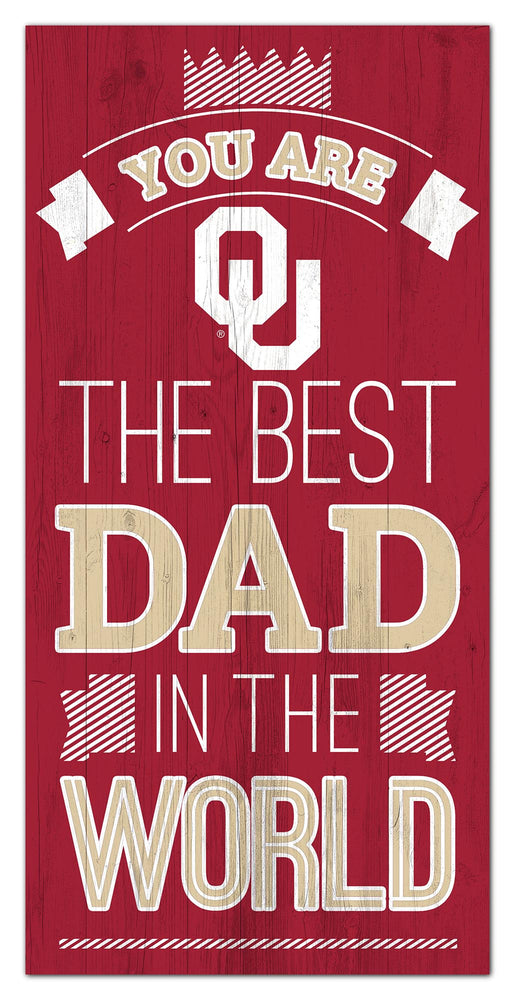 Wholesale C1079-Best Dad in the world 6x12 / C1079-Oklahoma