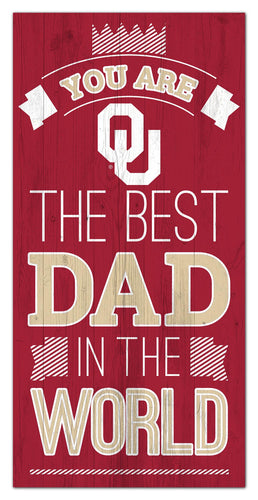 Wholesale C1079-Best Dad in the world 6x12 / C1079-Oklahoma