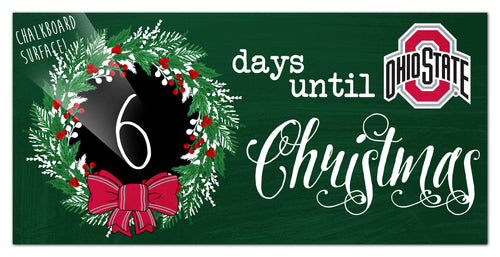 Wholesale C1050-Chalk Christmas Countdown 6x12 / C1050-Ohio State
