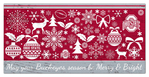 Wholesale C1052-Season Merry Bright 6x12 / C1052-Ohio State