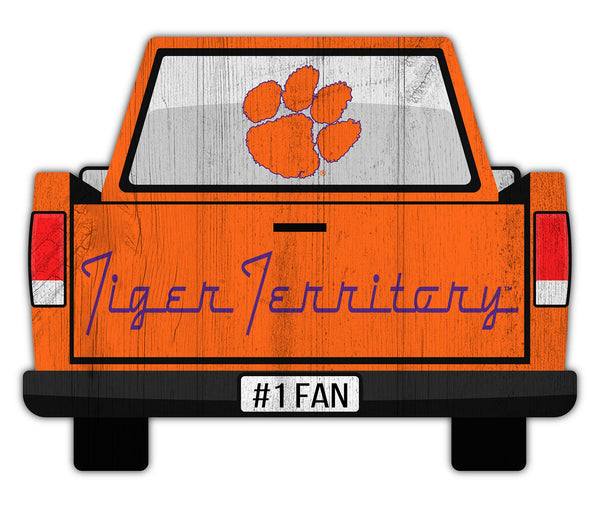 Wholesale C2014-Slogan Truck Back 12in Sign / C2014-Clemson
