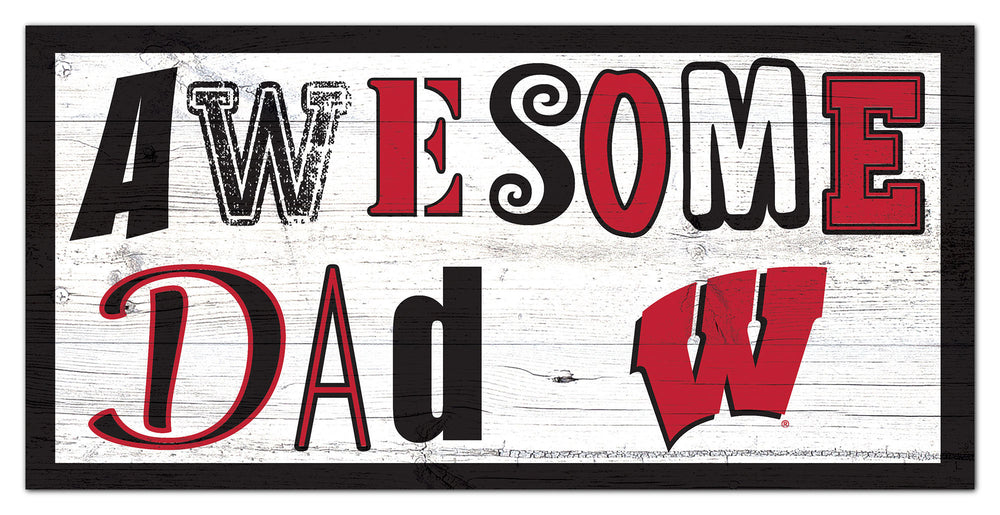 Wholesale C1089-Awesome Dad 6x12 / C1089-Wisconsin