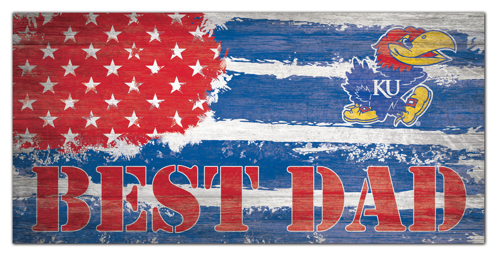 Wholesale C1091-Best Dad Flag 6x12 / C1091-Kansas