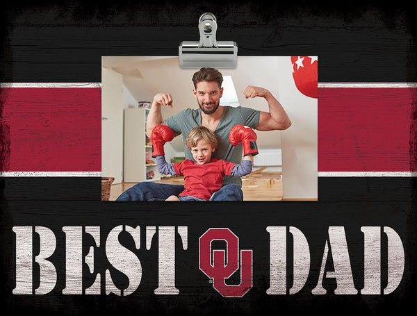 Wholesale C2016-Best Dad Clip Frame / C2016-Oklahoma