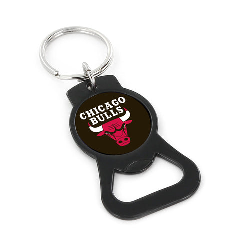 CHICAGO BULLS (BLACK) BOTTLE OPENER KEYCHAIN