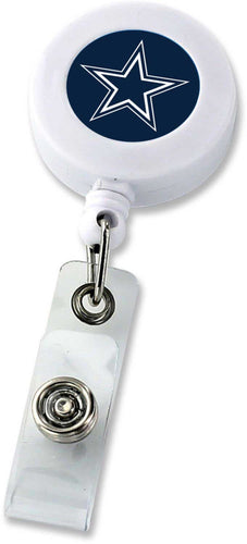 WHOLESALE DALLAS COWBOYS (WHITE) BADGE REEL (NE)