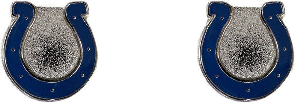 INDIANAPOLIS COLTS LOGO POST EARRINGS