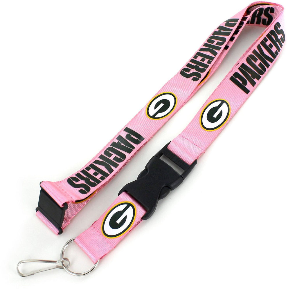 WHOLESALE GREEN BAY PACKERS (PINK) TEAM LANYARD